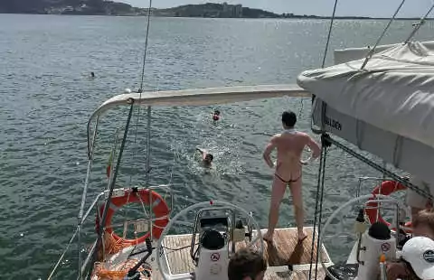 Stag boat party in Lisbon