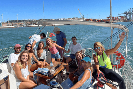Family boat tour