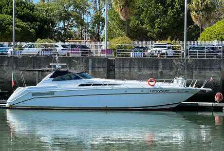 Luxury yacht in Lisbon