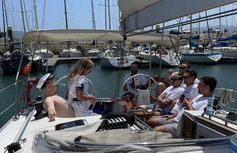 Stag boat party in Lisbon