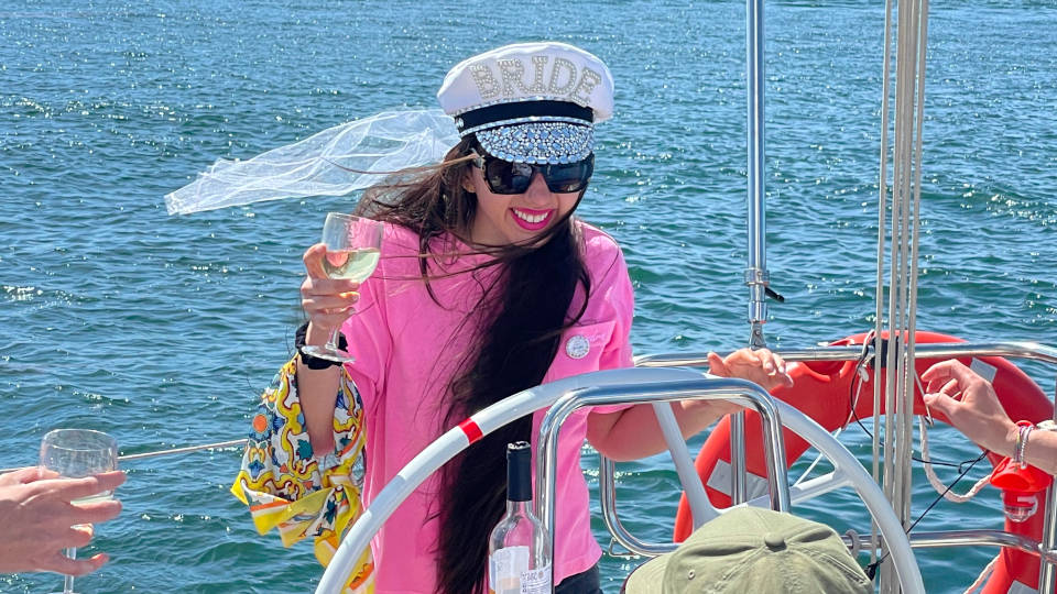 Bachelorette boat party in Lisbon
