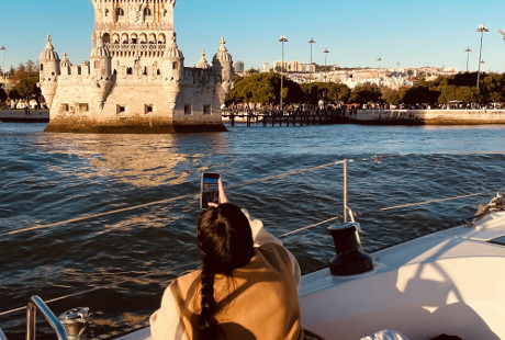 Sailing boat in Lisbon