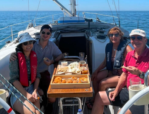 What’s the best price for renting a private sailboat in Lisbon for groups of friends?