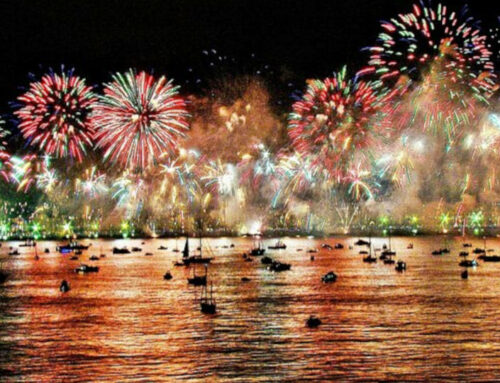 Passagem de ano no barco em Lisboa