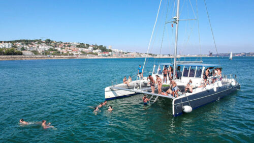 Catamaran a Lisbonne
