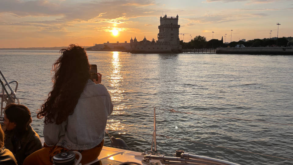 Sailing boat in Lisbon