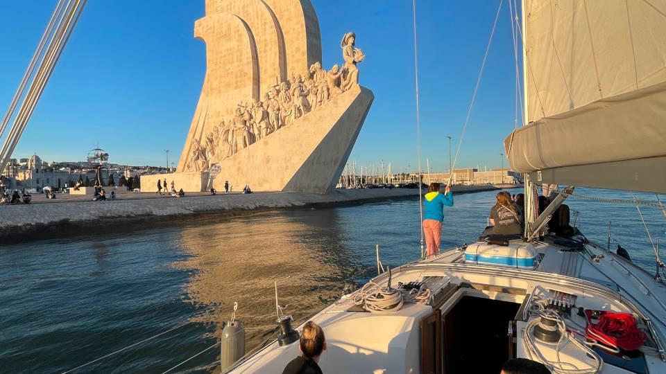Sailing boat in Lisbon