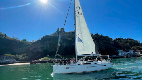 Sailing boat in Lisbon