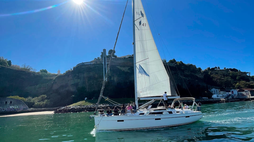 Sailing boat in Lisbon