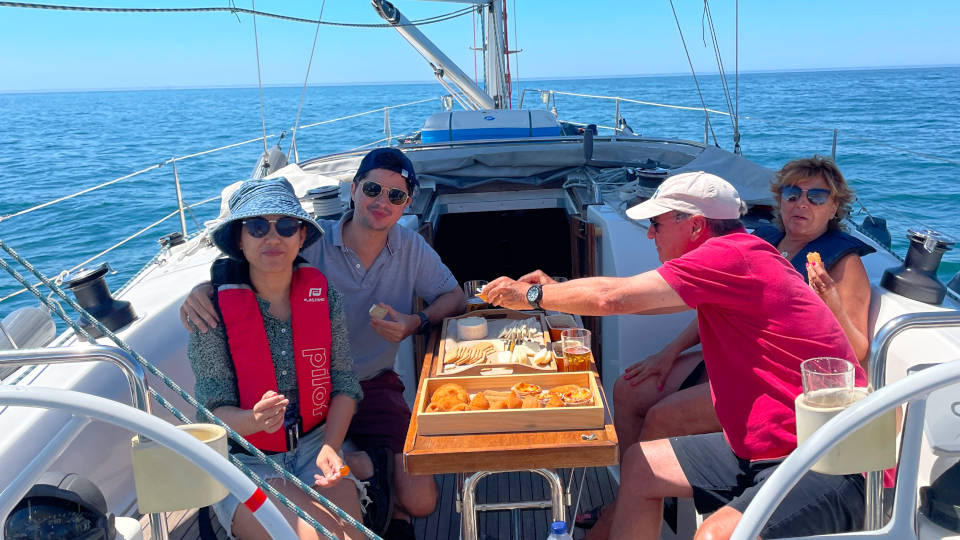 Sailing boat in Lisbon