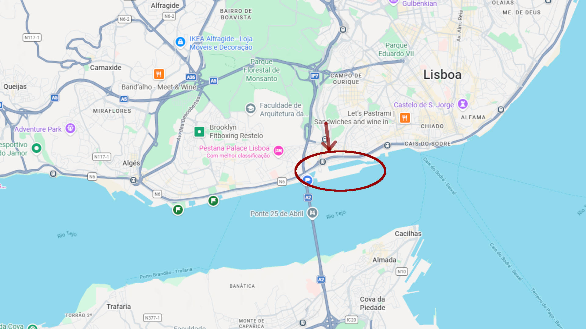 Boat party in Lisbon